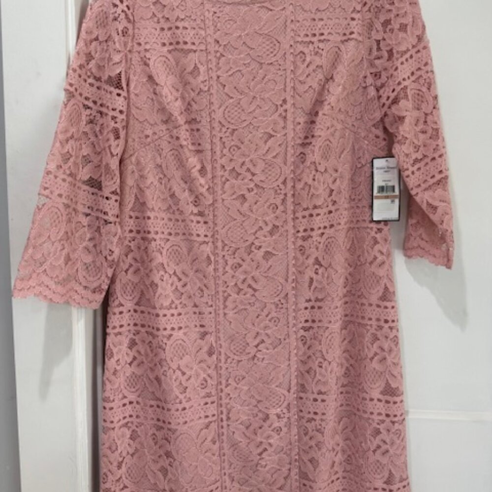 3/4 sleeve Victorian dusty rose- mauve